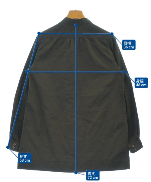 YVES SAINT LAURENT rive gauche（イヴサンローランリヴゴシュ）カジュアルシャツ 茶 サイズ:-(M位) レディース/2200626899035