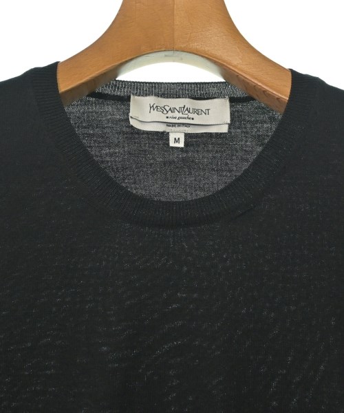 YVES SAINT LAURENT rive gauche（イヴサンローランリヴゴシュ）ニット・セーター 黒 サイズ:M メンズ/2200633505080