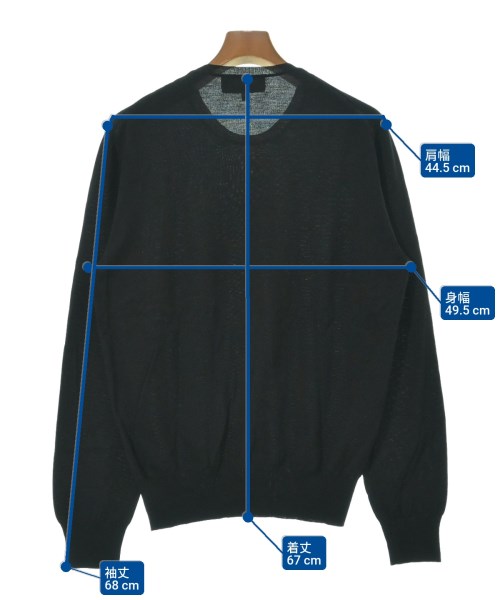 YVES SAINT LAURENT rive gauche（イヴサンローランリヴゴシュ）ニット・セーター 黒 サイズ:M メンズ/2200633505080