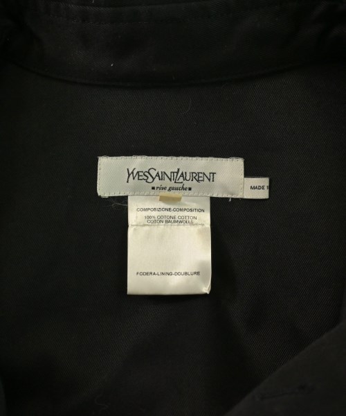 YVES SAINT LAURENT rive gauche（イヴサンローランリヴゴシュ）カジュアルシャツ 黒 サイズ:37(XS位) メンズ/2200602726034