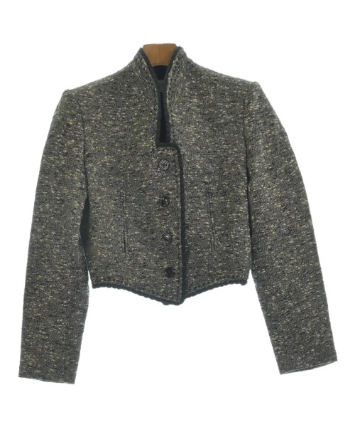 YVES SAINT LAURENT rive gauche(イヴサンローランリヴゴーシュ)ノーカラージャケット 黒 サイズ:36(XS位)/2200653812182