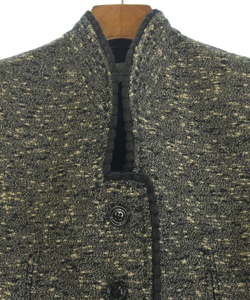 YVES SAINT LAURENT rive gauche（イヴサンローランリヴゴシュ）ノーカラージャケット 黒 サイズ:36(XS位) レディース/2200653812182