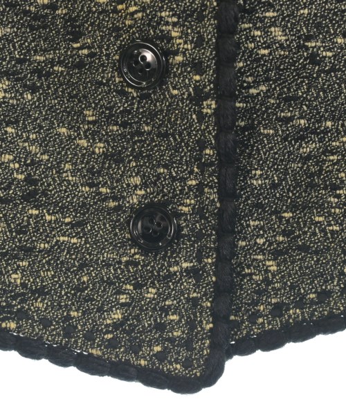 YVES SAINT LAURENT rive gauche（イヴサンローランリヴゴシュ）ノーカラージャケット 黒 サイズ:36(XS位) レディース/2200653812182