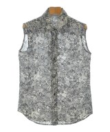 YVES SAINT LAURENT rive gauche（イヴサンローランリヴゴシュ）カジュアルシャツ 黒 サイズ:36(XS位) レディース/2200653887555