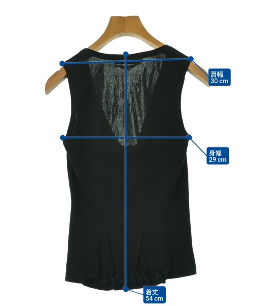 YVES SAINT LAURENT rive gauche（イヴサンローランリヴゴシュ）ノースリーブ 黒 サイズ:M レディース/2200653887593