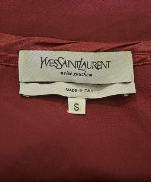YVES SAINT LAURENT rive gauche（イヴサンローランリヴゴシュ）ブラウス 赤 サイズ:S レディース/2200638407099