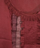 YVES SAINT LAURENT rive gauche（イヴサンローランリヴゴシュ）ブラウス 赤 サイズ:S レディース/2200638407099