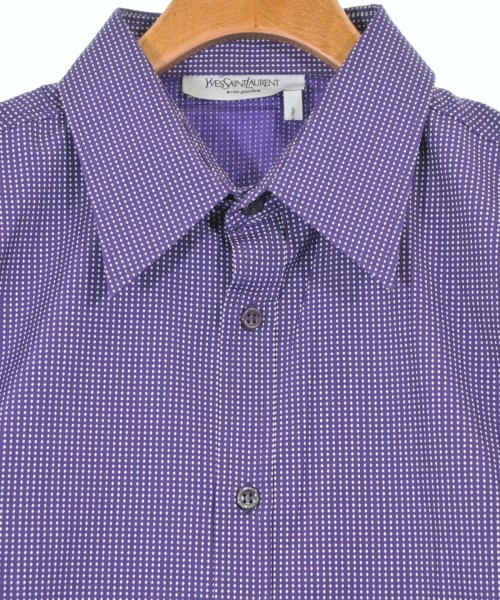 YVES SAINT LAURENT rive gauche（イヴサンローランリヴゴシュ）ドレスシャツ 紫 サイズ:42(XL位) メンズ/2200653609010