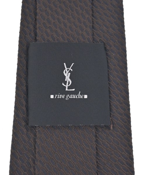 YVES SAINT LAURENT rive gauche（イヴサンローランリヴゴシュ）ネクタイ 黒 サイズ:- メンズ/2200704642232