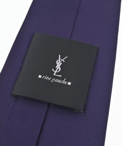 YVES SAINT LAURENT rive gauche（イヴサンローランリヴゴシュ）ネクタイ 紫 サイズ:- メンズ/2200704642881
