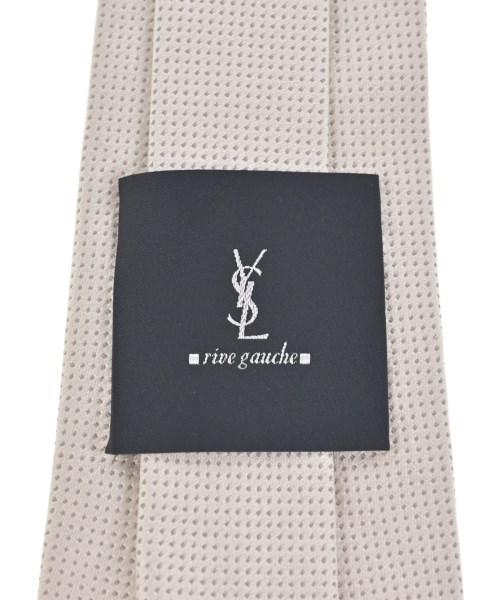 YVES SAINT LAURENT rive gauche（イヴサンローランリヴゴシュ）ネクタイ 白 サイズ:- メンズ/2200704642898