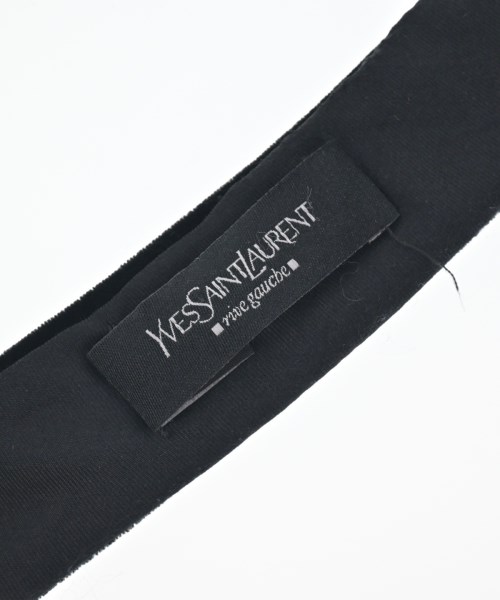 YVES SAINT LAURENT rive gauche（イヴサンローランリヴゴシュ）ネクタイ 黒 サイズ:- メンズ/2200704666948
