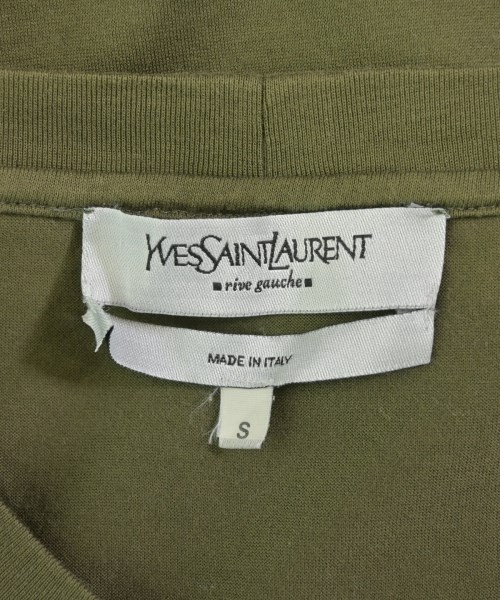 YVES SAINT LAURENT rive gauche（イヴサンローランリヴゴシュ）Tシャツ・カットソー カーキ サイズ:S メンズ/2200707406022