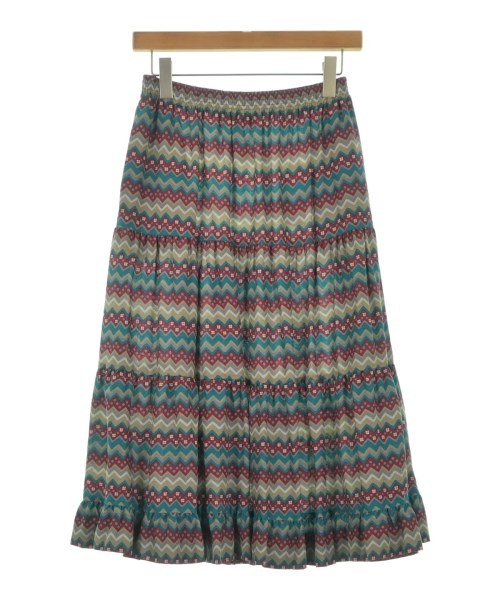 YVES SAINT LAURENT rive gauche(イヴサンローランリヴゴーシュ)ひざ丈スカート 赤 サイズ:36(XS位)/2200669139020