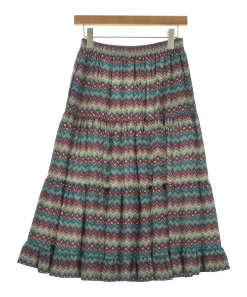 YVES SAINT LAURENT rive gauche（イヴサンローランリヴゴシュ）ひざ丈スカート 赤 サイズ:36(XS位) レディース/2200669139020