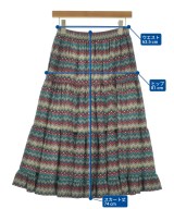 YVES SAINT LAURENT rive gauche（イヴサンローランリヴゴシュ）ひざ丈スカート 赤 サイズ:36(XS位) レディース/2200669139020