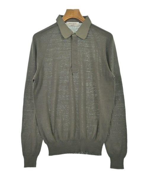 YVES SAINT LAURENT rive gauche(イヴサンローランリヴゴーシュ)ニット・セーター グレー サイズ:M/2200670300037