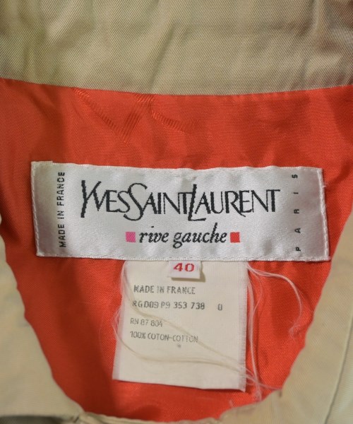 YVES SAINT LAURENT rive gauche（イヴサンローランリヴゴシュ）トレンチコート ベージュ サイズ:40(M位) レディース/2200684339108
