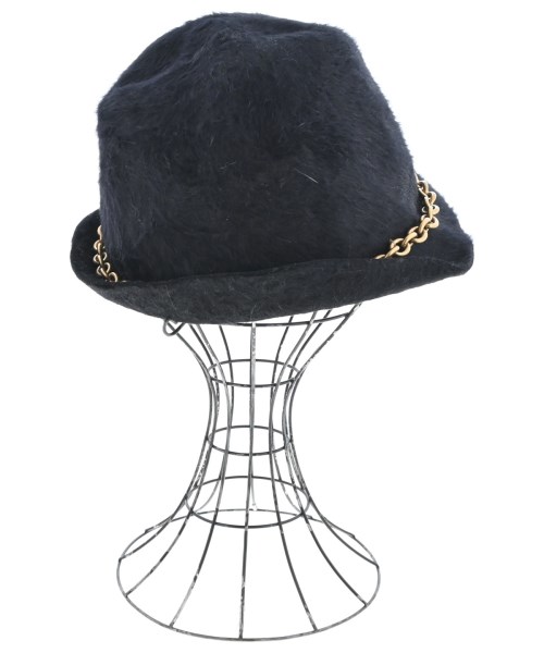 YVES SAINT LAURENT rive gauche（イヴサンローランリヴゴシュ）ハット 黒 サイズ:59cm レディース/2200689787355
