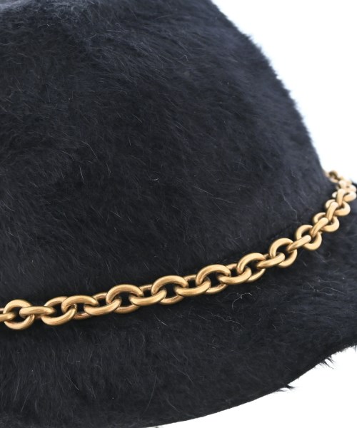 YVES SAINT LAURENT rive gauche（イヴサンローランリヴゴシュ）ハット 黒 サイズ:59cm レディース/2200689787355