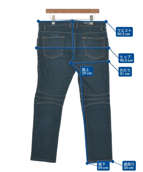 BALMAIN（バルマン）デニムパンツ 紺 サイズ:33(L位) メンズ/2200642018137