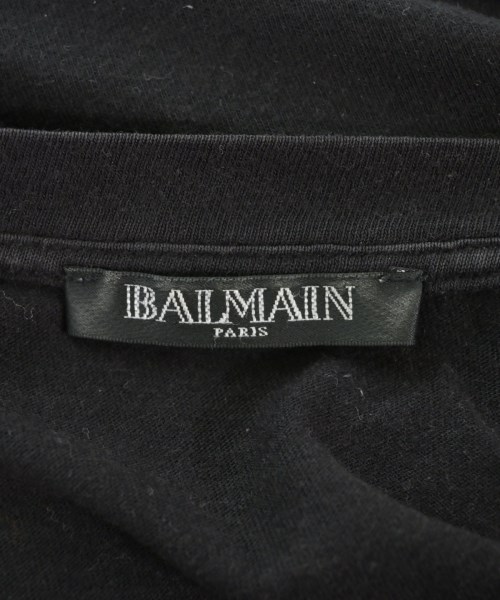 BALMAIN（バルマン）Tシャツ・カットソー 黒 サイズ:36(S位) メンズ/2200642053251