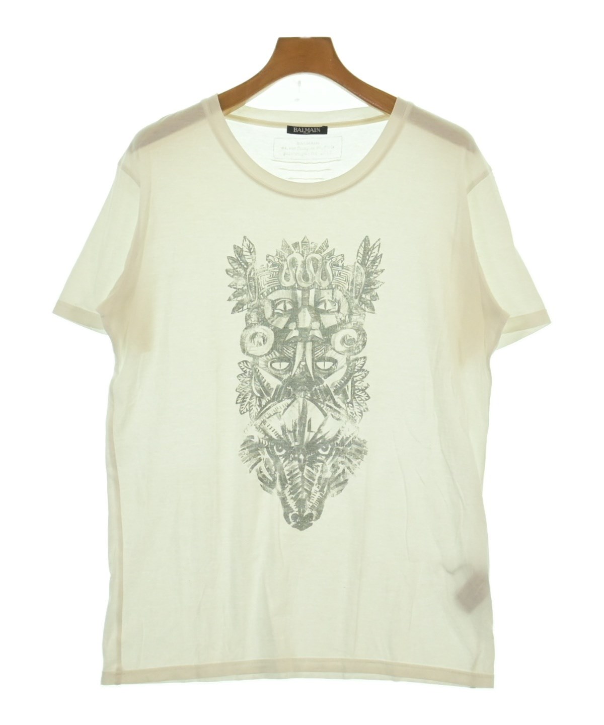 BALMAIN（バルマン）Tシャツ・カットソー 白 サイズ:M メンズ