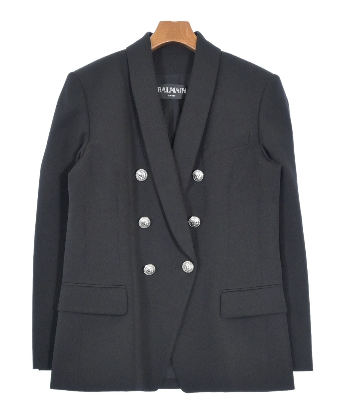 【国内正規品】BALMAIN バルマンオム タキシード 切替ジャケット 46 国内正規品】BALMAIN バルマンオム タキシード 切替ジャケット