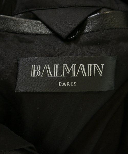 BALMAIN（バルマン）ライダース 黒 サイズ:44(S位) メンズ/2200622266145