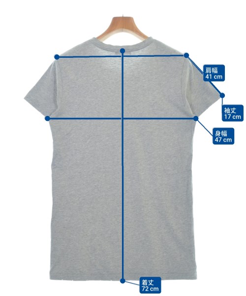 BALMAIN（バルマン）Tシャツ・カットソー グレー サイズ:S メンズ/2200624698180