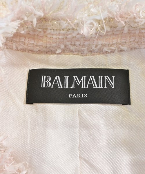 BALMAIN（バルマン）カジュアルジャケット ピンク サイズ:36(XS位) レディース/2200633489014