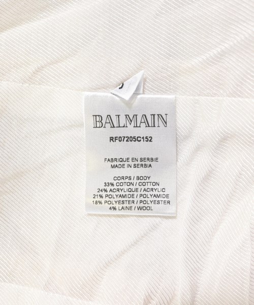 BALMAIN（バルマン）カジュアルジャケット ピンク サイズ:36(XS位) レディース/2200633489014