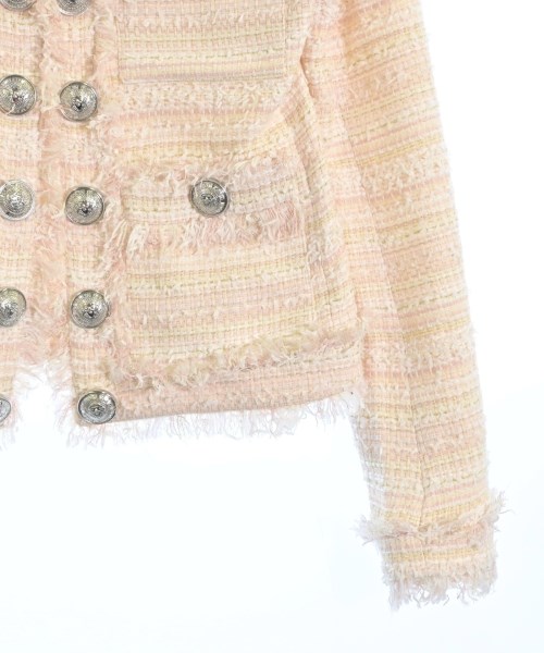 BALMAIN（バルマン）カジュアルジャケット ピンク サイズ:36(XS位) レディース/2200633489014