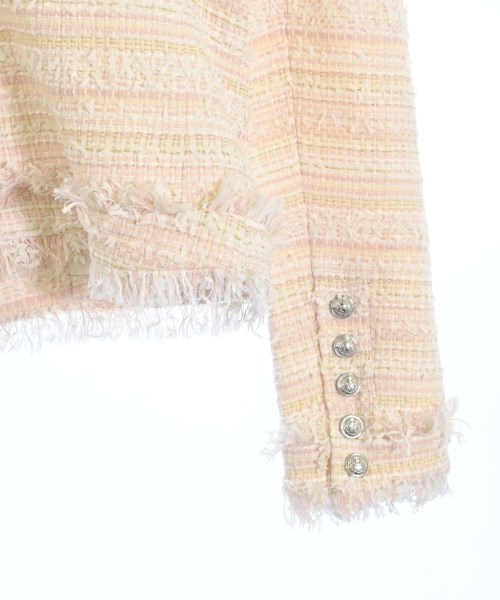 BALMAIN（バルマン）カジュアルジャケット ピンク サイズ:36(XS位) レディース/2200633489014