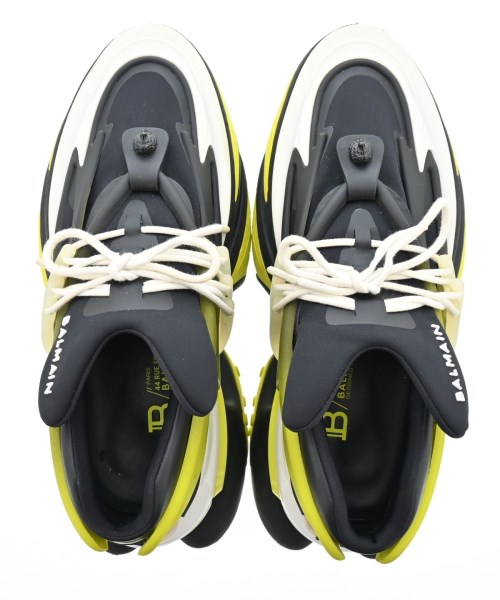 BALMAIN（バルマン）スニーカー 黒 サイズ:25cm メンズ/2200617393016