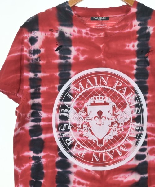 BALMAIN（バルマン）Tシャツ・カットソー 赤 サイズ:S メンズ/2200617835042