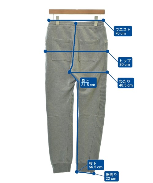 BALMAIN（バルマン）スウェットパンツ グレー サイズ:S メンズ/2200619918095