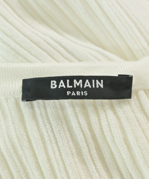 BALMAIN（バルマン）ワンピース 白 サイズ:40(M位) レディース/2200572523077