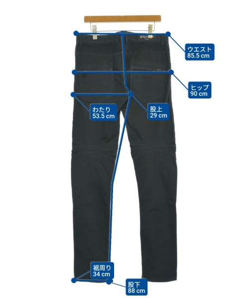 BALMAIN（バルマン）デニムパンツ 黒 サイズ:31(M位) メンズ/2200675263054