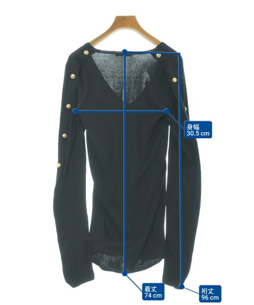 BALMAIN（バルマン）ニット・セーター 黒 サイズ:36(XS位) レディース/2200674321021