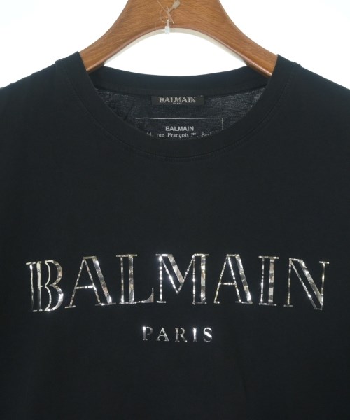 BALMAIN（バルマン）Tシャツ・カットソー 黒 サイズ:M メンズ/2200672956058