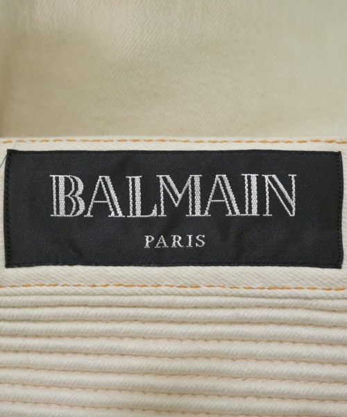BALMAIN（バルマン）デニムパンツ 白 サイズ:28(S位) メンズ/2200672956317