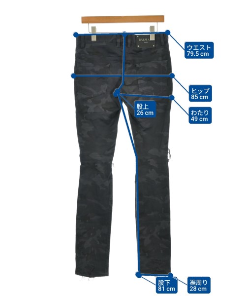 BALMAIN（バルマン）デニムパンツ 黒 サイズ:30(M位) メンズ/2200672956386