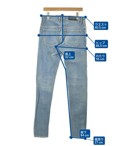 BALMAIN（バルマン）デニムパンツ 青 サイズ:30(M位) メンズ/2200672956423