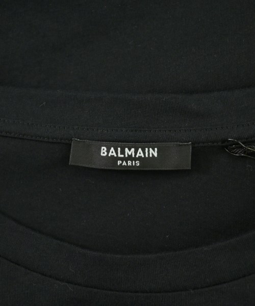 BALMAIN（バルマン）Tシャツ・カットソー 黒 サイズ:M メンズ/2200694613021