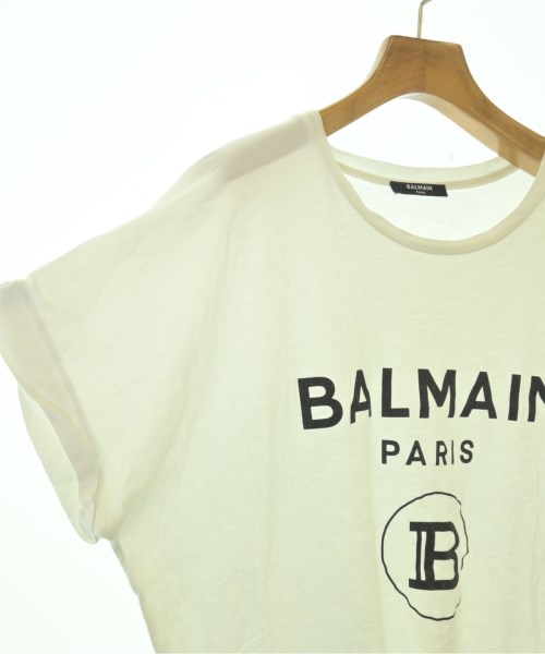BALMAIN（バルマン）Tシャツ・カットソー 白 サイズ:XL レディース/2200695421120