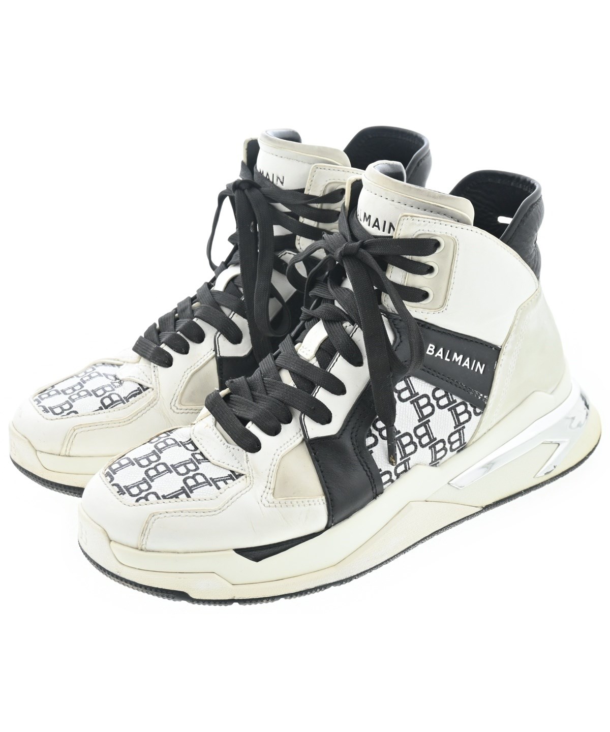 BALMAIN（バルマン）スニーカー 白 サイズ:EU42(27cm位) メンズ 