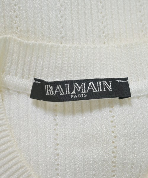 BALMAIN（バルマン）カーディガン 白 サイズ:36(XS位) レディース/2200692609026