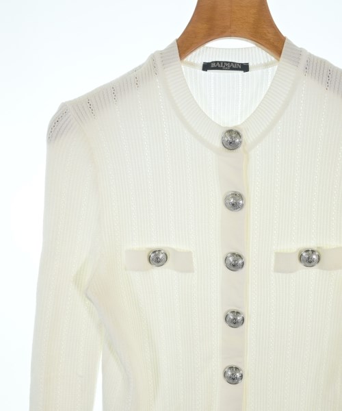 BALMAIN（バルマン）カーディガン 白 サイズ:36(XS位) レディース/2200692609026