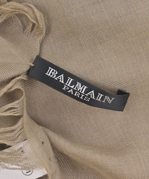 BALMAIN（バルマン）ストール ベージュ サイズ:- メンズ/2200696136146